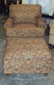 King Hickory Chatham Chair and Ottoman