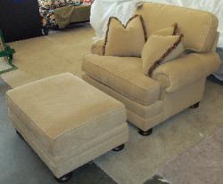 King Hickory - Major Chair & 1/2 and Ottoman - You Choose Fabric or Leather