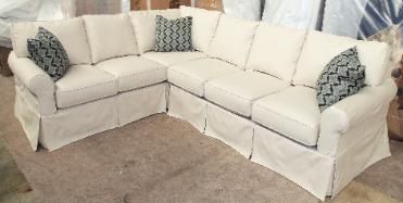 Rowe Fine Furniture - Masquerade Sectional (Nantucket is Sofa / Loveseat) - YOU Choose the Fabric