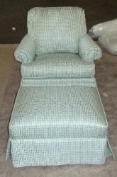 Clayton Marcus - Arden Stationary Chair and Ottoman - YOU Choose the Fabric