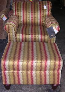 Broyhill - Grable Chair and Ottoman- YOU Choose the Fabric