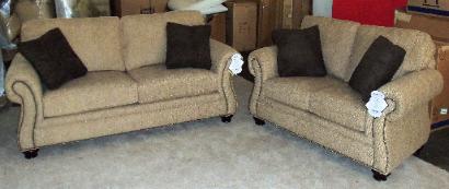 Broyhill - Laramie Sofa and Loveseat - YOU Choose the Fabric