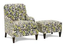 Rowe Fine Furniture - Lanie Chair and Ottoman - You Choose the Fabric