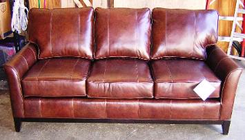 Broyhill Perspectives Sofa - IN Leather - YOU Choose Fabric or Leather