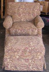 King Hickory - Chair - Skirted or Legs - You Choose the Fabric or Leather