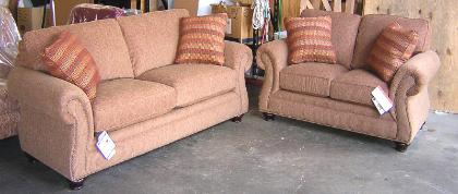 Broyhill - Laramie Sofa and Loveseat - YOU Choose the Fabric