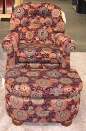 Best Home Furnishing - Pushover Chair and Ottoman - You Choose the Fabric