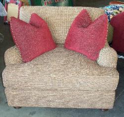 King Hickory Henson - English Arm, Bun Foot - You Choose the Fabric or Leather