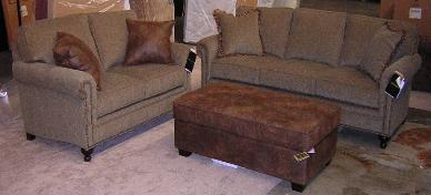 Broyhill Furniture - Harrison Sofa and Loveseat - You Choose the Fabric