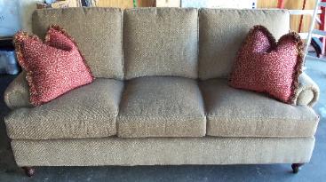 King Hickory Chatham - Panel Arm, Turned Leg - You Choose the Fabric or Leather