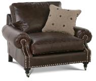 Robin Bruce - Santana Chair & Ottoman - You Choose the Fabric or Leather