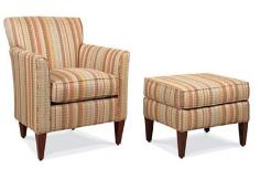 Rowe Fine Furniture - Times Square Chair and Ottoman