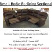 Best Bodie Reclining Sectional