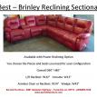 Best Brinley Reclining Sectional