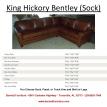 King Hickory Bentley Sectional Sock Arm and Legs