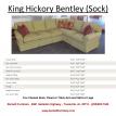 King Hickory Bentley Sectional Sock Arm and Skirt