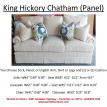 King Hickory - Chatham Panel Arm, Skirt