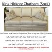 King Hickory - Chatham Sock Arm, Skirt