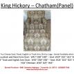 King Hickory Chatham Panel Arm and Skirt