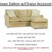 ROwe Dalton with Chaise Accessory