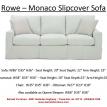 Rowe Monaco Slipcover