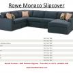 Rowe Monaco Slipcover Sectional