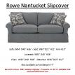Rowe Nantucket Slipcover Sofa (2) Cushion